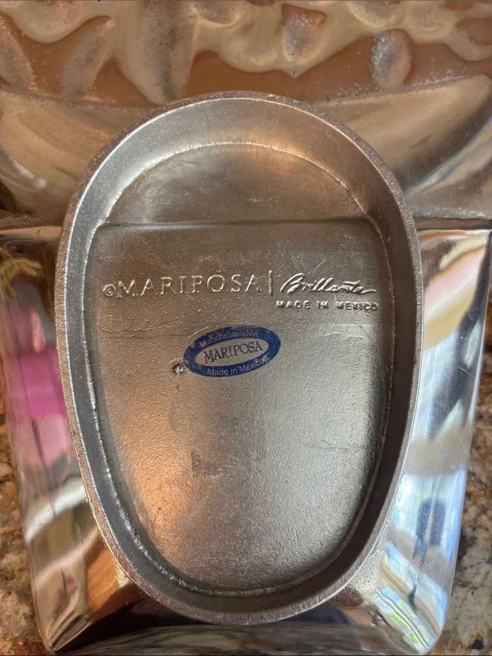 Vintage Mariposa Flower Pot Tray
